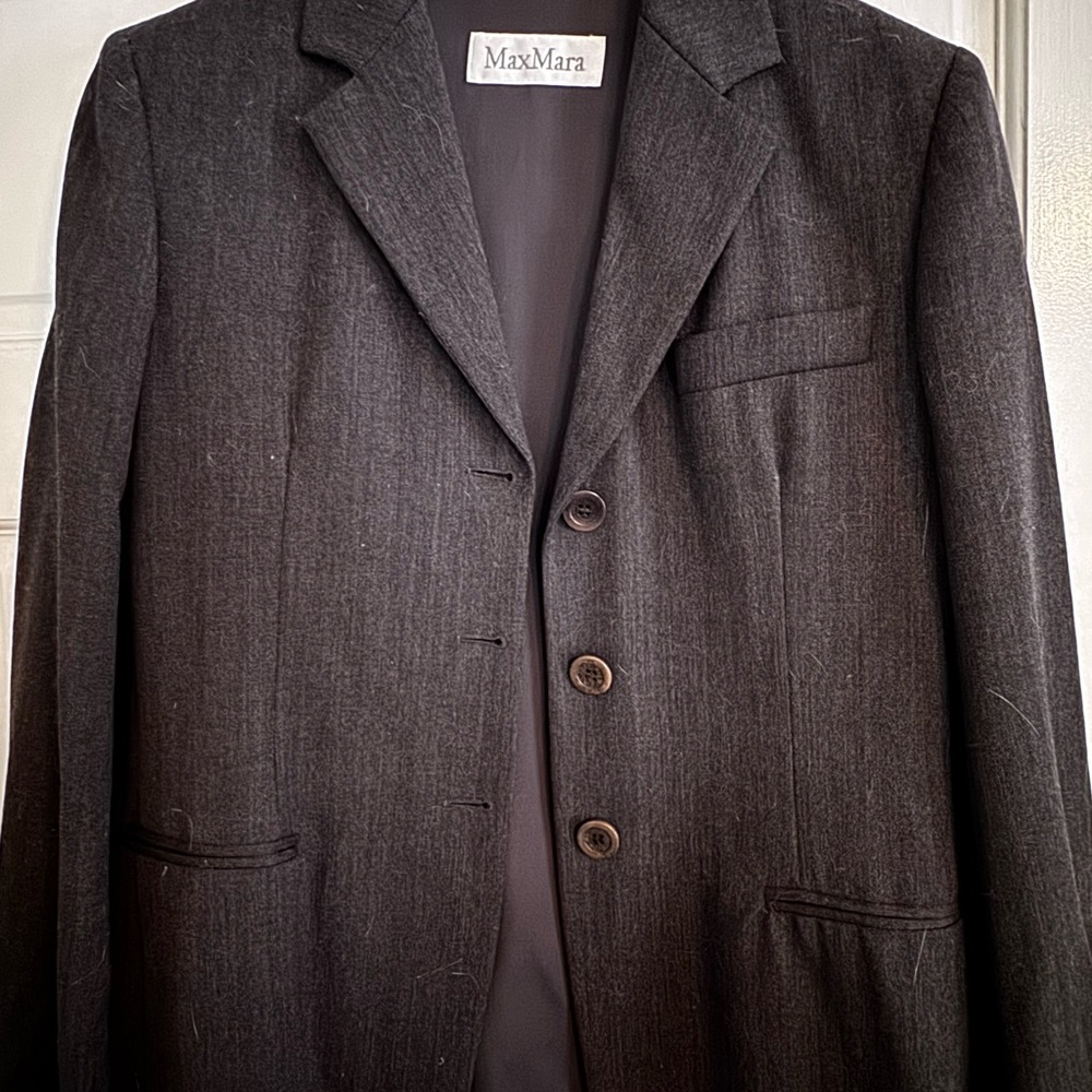 MaxMara Gray Blazer
